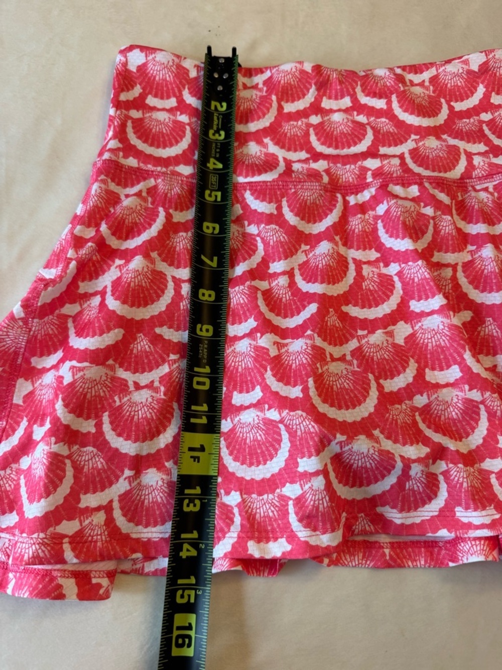 Gottex Coral Seashell Set -Long-sleeve half-zip top and matching skort, sz XS - Picture 13 of 14